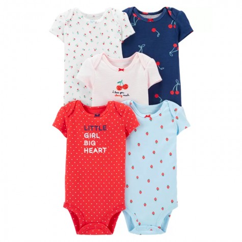 Pack-5 Body Original de Cerezas